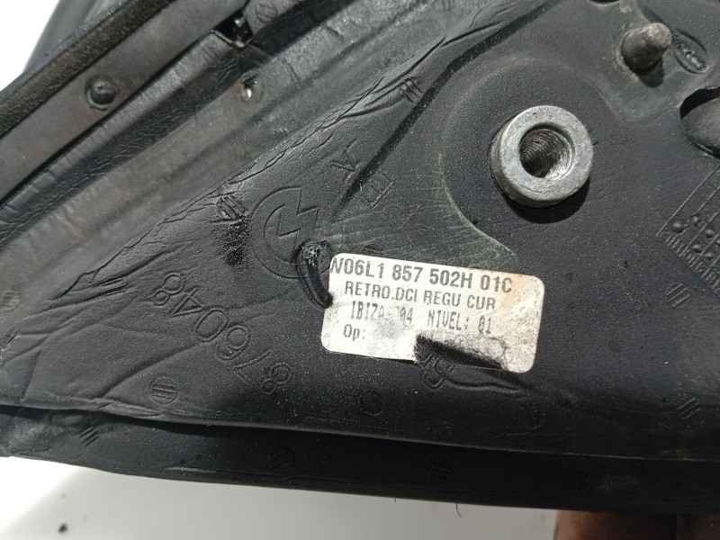 Recambio de retrovisor derecho para seat ibiza iii (6l1) 1.4 tdi referencia OEM IAM   