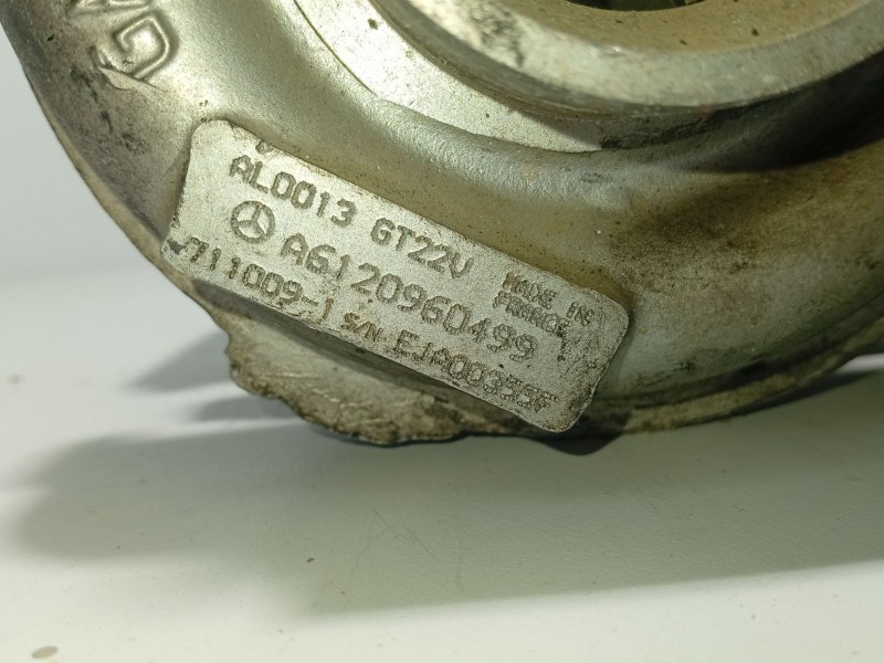 Recambio de turbocompresor para mercedes-benz clase c (w203) berlina referencia OEM IAM A6120960499  