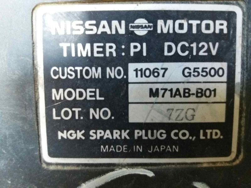Recambio de modulo encendido para nissan trade 2.0d   |   ... | 0 | 49kw referencia OEM IAM 11067G5500 M71ABB01 7ZG