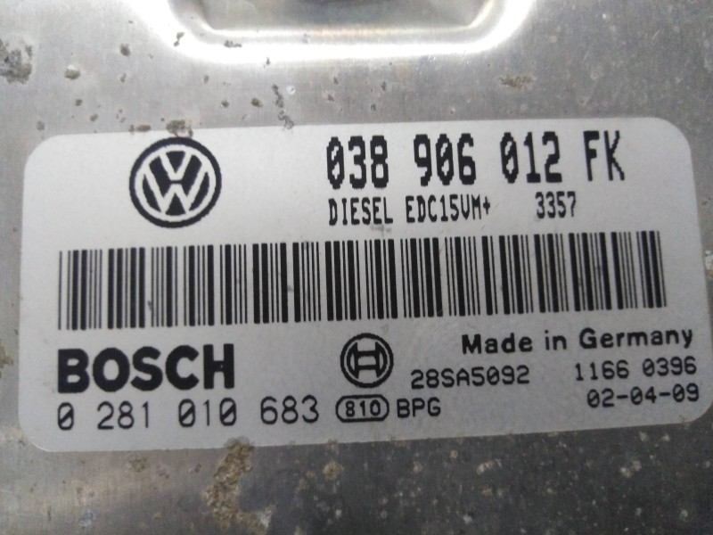 Recambio de centralita motor uce para seat toledo (1m2) stella   |   01.99 - 12.04 | 1999 - 2004 | 110 cv / 81 kw referencia OEM