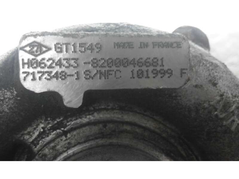 Recambio de turbocompresor para renault scenic (ja..) 1.9 dti century   |   03.01 - 12.03 | 2001 - 2003 | 80 cv / 59 kw referenc