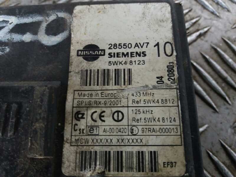 Recambio de modulo electronico para nissan primera berlina (p12)    |   0.01 - 0.07 | 2001 - 2007 referencia OEM IAM 28550AV7 5W