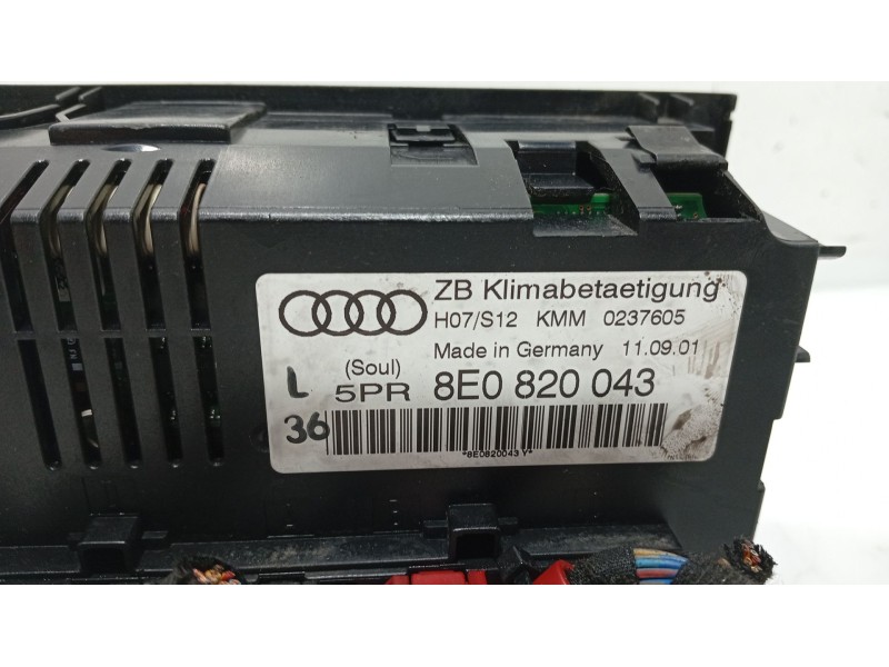 Recambio de mando climatizador para audi a4 b6 (8e2) 1.9 tdi referencia OEM IAM   