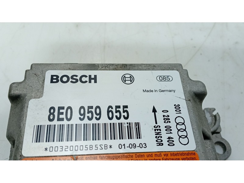 Recambio de centralita airbag para audi a4 b6 (8e2) 1.9 tdi referencia OEM IAM   