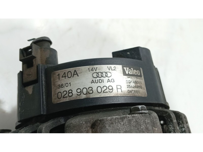 Recambio de alternador para audi a4 b6 (8e2) 1.9 tdi referencia OEM IAM 06F903023F 06F903023FX 
