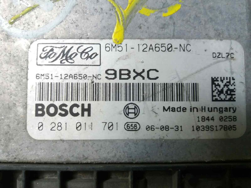 Recambio de centralita motor uce para  referencia OEM IAM 0281011701  