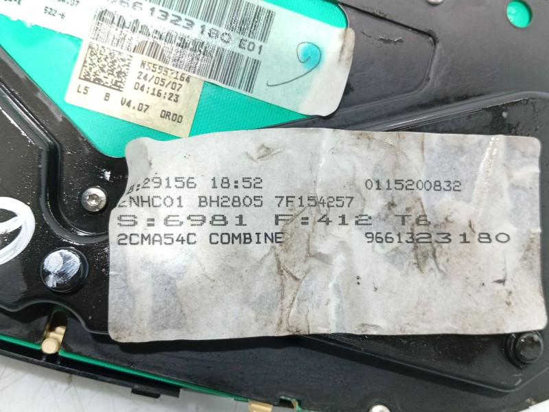 Recambio de cuadro instrumentos para peugeot 307 (3a/c) 1.6 hdi 110 referencia OEM IAM   