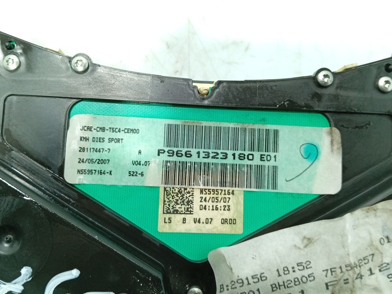 Recambio de cuadro instrumentos para peugeot 307 (3a/c) 1.6 hdi 110 referencia OEM IAM   