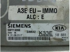 Recambio de centralita motor uce para kia rio ls berlina   |   0.00 - ... | 2000 | 75 cv / 55 kw referencia OEM IAM 5WY1309E K33 2