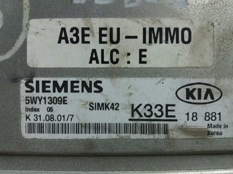 Recambio de centralita motor uce para kia rio ls berlina   |   0.00 - ... | 2000 | 75 cv / 55 kw referencia OEM IAM 5WY1309E K33