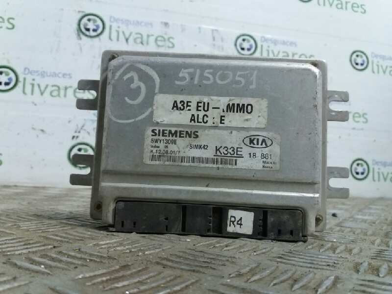 Recambio de centralita motor uce para kia rio ls berlina   |   0.00 - ... | 2000 | 75 cv / 55 kw referencia OEM IAM 5WY1309E K33