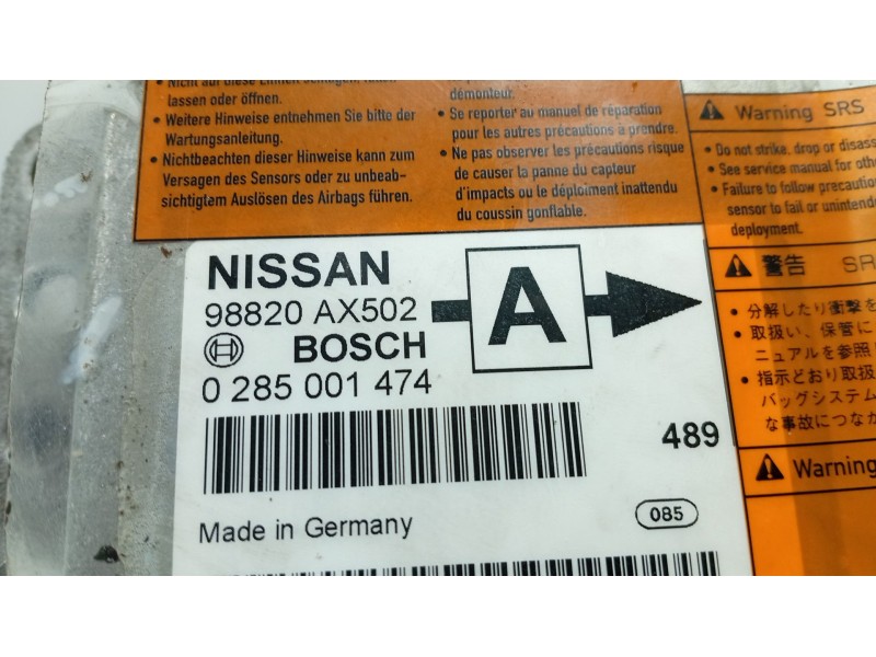 Recambio de centralita airbag para nissan micra iii (k12) 1.2 16v referencia OEM IAM   
