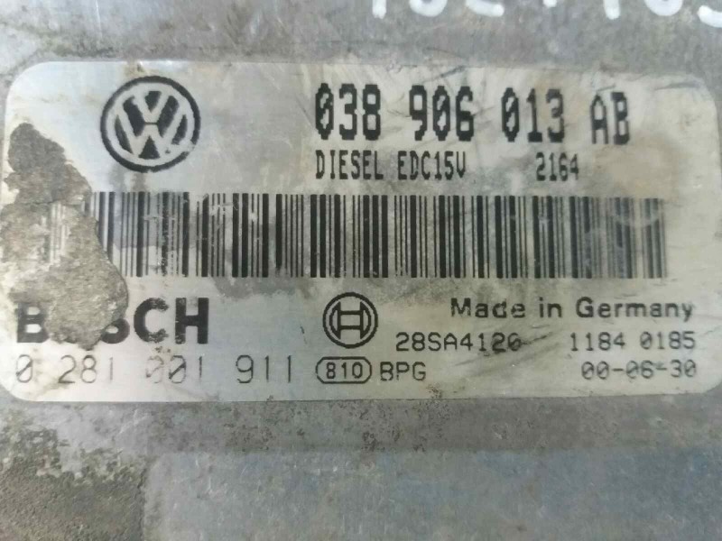 Recambio de centralita motor uce para seat ibiza (6k1) stella   |   08.99 - 12.02 | 1999 - 2002 | 90 cv / 66 kw referencia OEM I