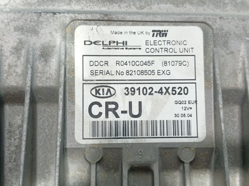 Recambio de centralita motor uce para kia carnival ii (gq) 2.9 crdi referencia OEM IAM   