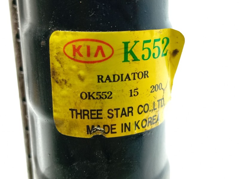 Recambio de radiador agua para kia carnival ii (gq) 2.9 crdi referencia OEM IAM 0K55215200D  