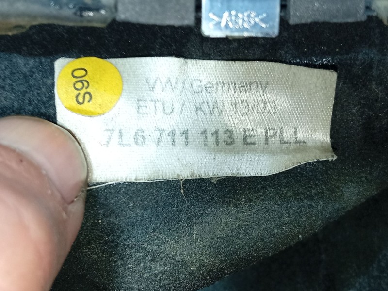 Recambio de pomo palanca cambio para volkswagen touareg (7la) 2.5 tdi referencia OEM IAM   