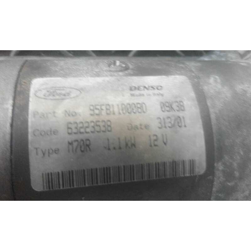 Recambio de motor arranque para ford fiesta  berlina (dx)    |   0.00 - 0.02 | 2000 - 2002 referencia OEM IAM 63223538  