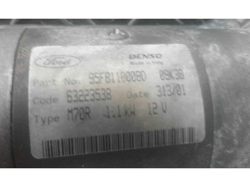 Recambio de motor arranque para ford fiesta  berlina (dx)    |   0.00 - 0.02 | 2000 - 2002 referencia OEM IAM 63223538  