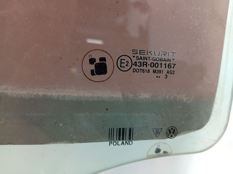 Recambio de luna trasera izquierda para volkswagen touareg (7la) 2.5 tdi referencia OEM IAM   