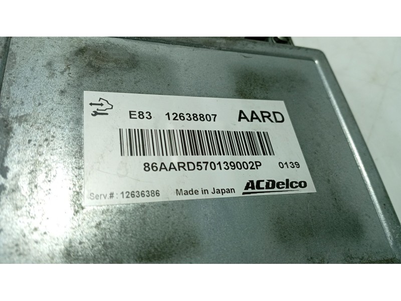 Recambio de centralita motor uce para opel astra j (p10) 1.6 (68) referencia OEM IAM   
