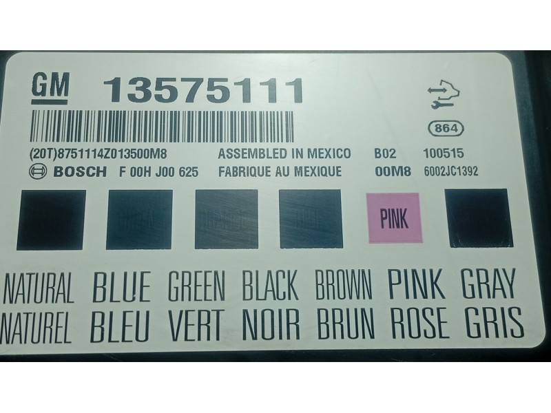 Recambio de modulo electronico para opel astra j (p10) 1.6 (68) referencia OEM IAM   