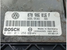 Recambio de centralita motor uce para volkswagen touareg (7la) 2.5 tdi referencia OEM IAM 070906016F 0281011258 1039S02925186500 2