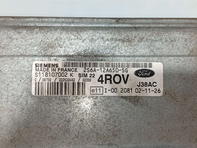 Recambio de centralita inmovilizador para ford fusion (ju_) 1.4 referencia OEM IAM   
