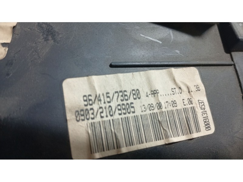Recambio de cuadro instrumentos para peugeot 206 hatchback (2a/c) 1.9 d referencia OEM IAM   