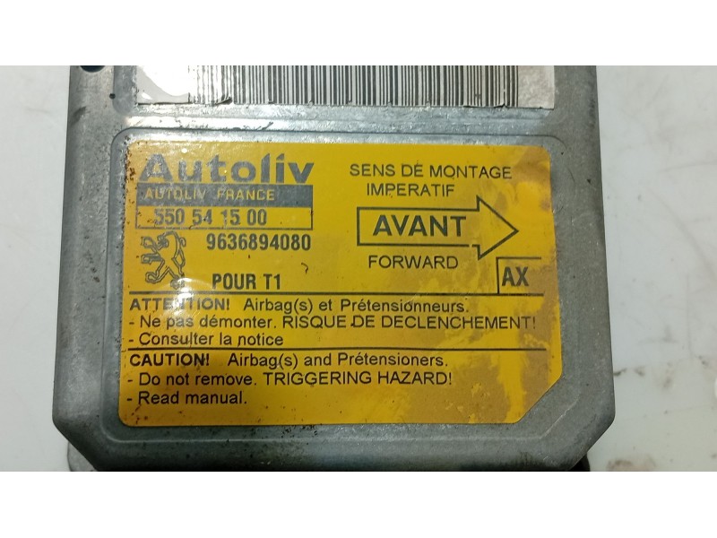 Recambio de centralita airbag para peugeot 206 hatchback (2a/c) 1.9 d referencia OEM IAM   