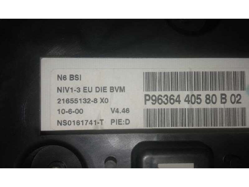 Recambio de cuadro instrumentos para citroen xsara berlina    |   0.97 - 0.05 | 1997 - 2005 referencia OEM IAM  P9636440580B02 