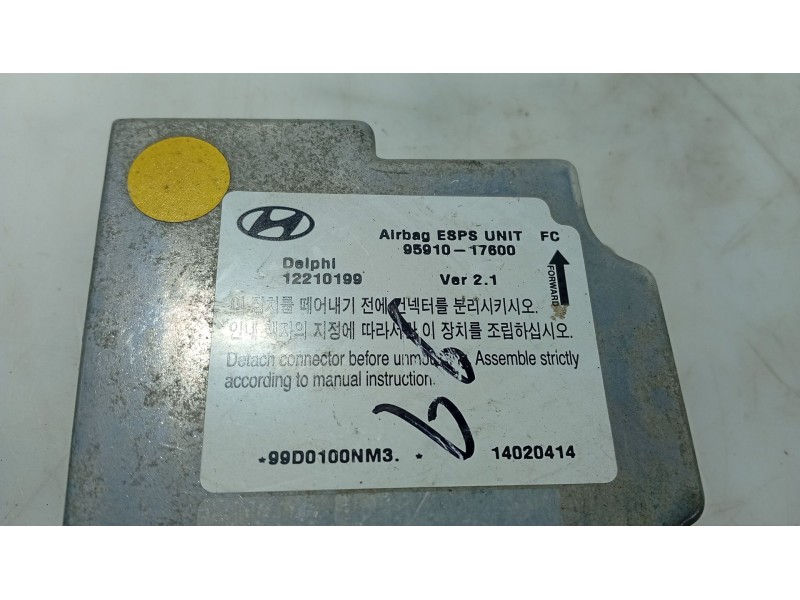 Recambio de centralita airbag para hyundai matrix (fc) 1.5 crdi referencia OEM IAM   