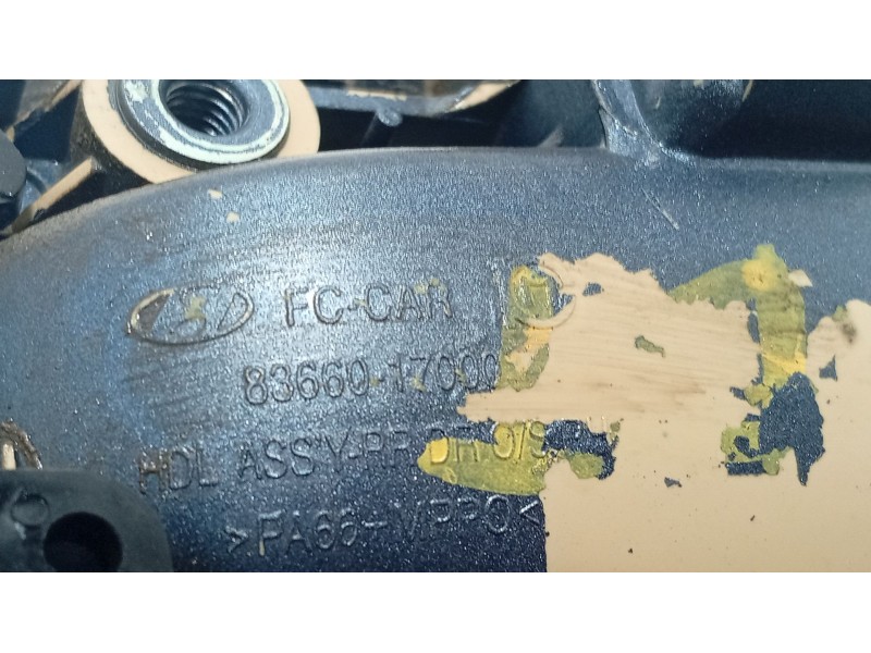 Recambio de maneta exterior trasera derecha para hyundai matrix (fc) 1.5 crdi referencia OEM IAM   