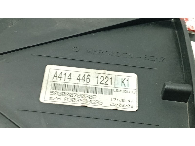 Recambio de cuadro instrumentos para mercedes-benz vaneo (414) 1.7 cdi (414.700) referencia OEM IAM   