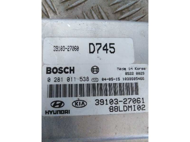 Recambio de centralita motor uce para  referencia OEM IAM 0281011538 39103-27061 