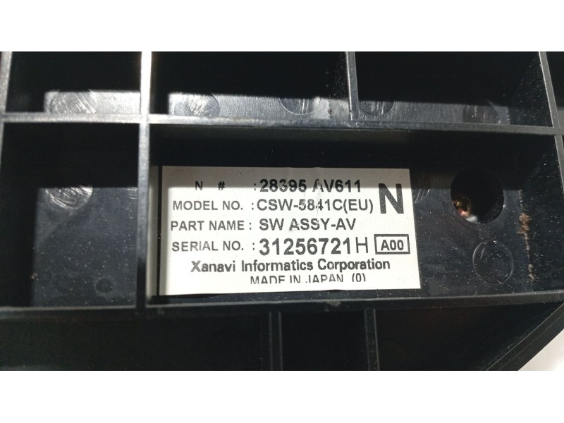 Recambio de mando calefaccion / aire acondicionado para nissan primera hatchback (p12) 1.6 referencia OEM IAM   