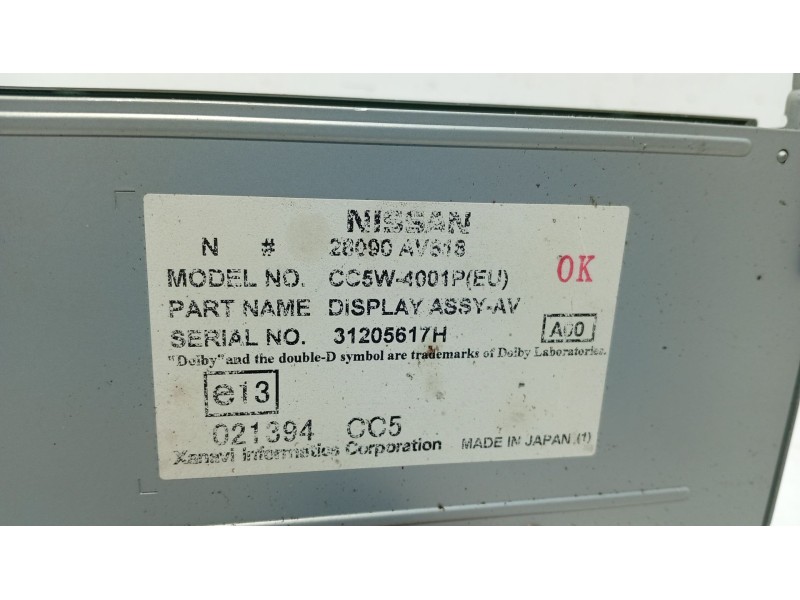 Recambio de modulo electronico para nissan primera hatchback (p12) 1.6 referencia OEM IAM   