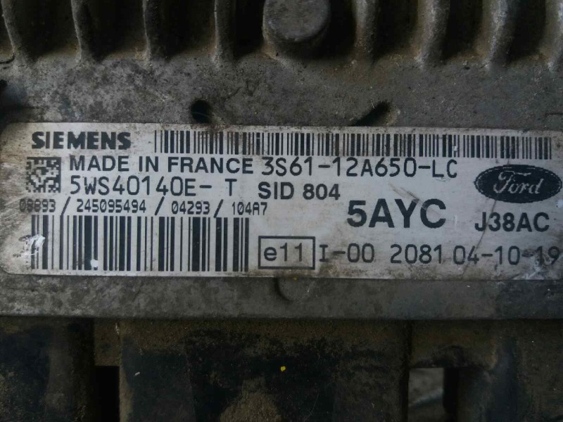 Recambio de centralita motor uce para ford fiesta (cbk) ambiente   |   11.01 - 12.08 | 2001 - 2008 | 68 cv / 50 kw referencia OE