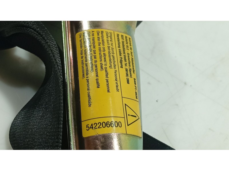 Recambio de cinturon seguridad delantero izquierdo para seat toledo i (1l2) 1.8 16v referencia OEM IAM   