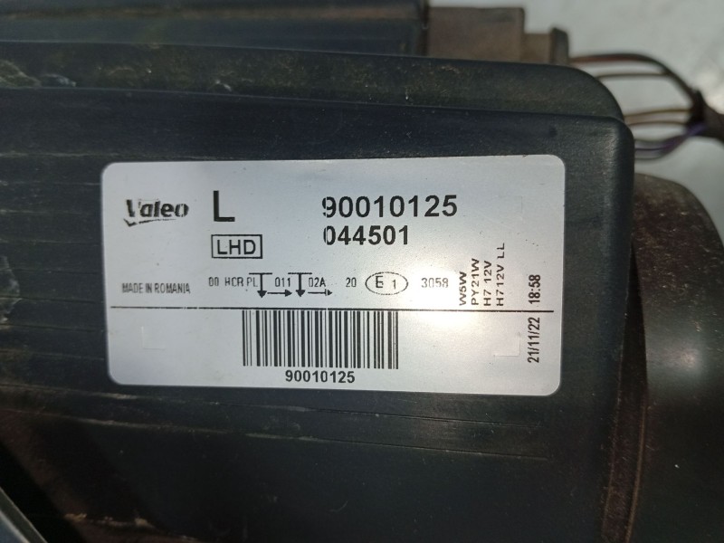 Recambio de faro izquierdo para volkswagen passat b7 (362) 2.0 tdi referencia OEM IAM 3AB941005  