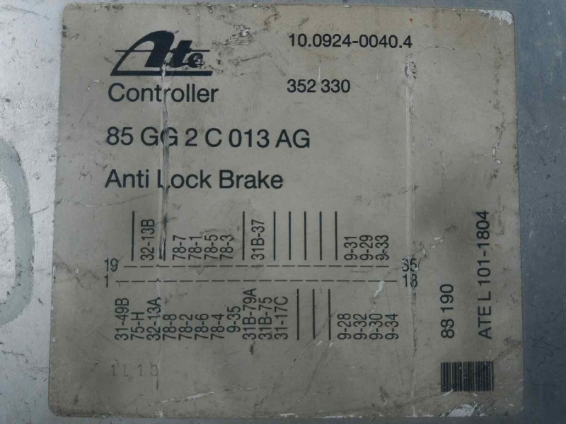 Recambio de centralita motor uce para  referencia OEM IAM 92GB12A650GA  