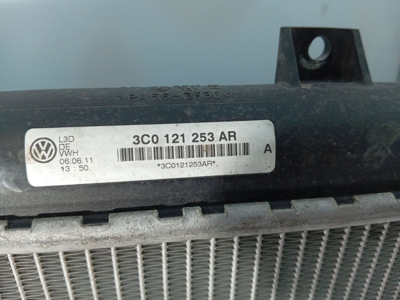 Recambio de radiador agua para volkswagen passat b7 (362) 2.0 tdi referencia OEM IAM 1K0121251AB  