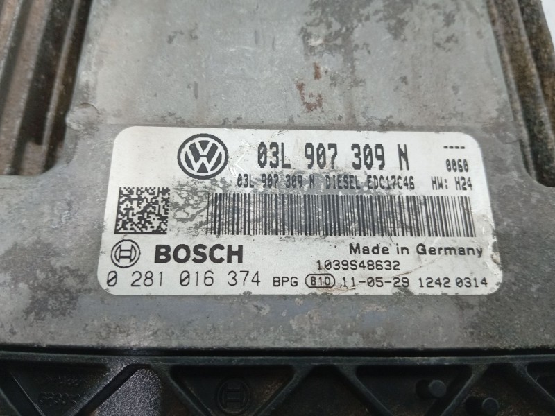 Recambio de centralita motor uce para volkswagen passat b7 (362) 2.0 tdi referencia OEM IAM   