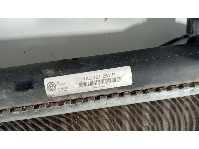 Recambio de radiador agua para seat toledo iii (5p2) 1.6 referencia OEM IAM 1K0121251CJ  