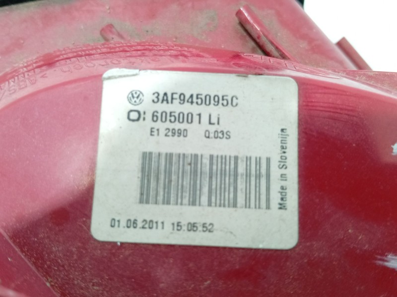 Recambio de piloto trasero izquierdo para volkswagen passat b7 (362) 2.0 tdi referencia OEM IAM   