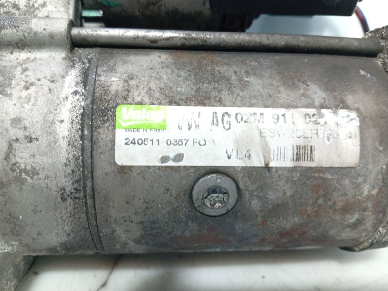 Recambio de motor arranque para volkswagen passat b7 (362) 2.0 tdi referencia OEM IAM 02M911024C  