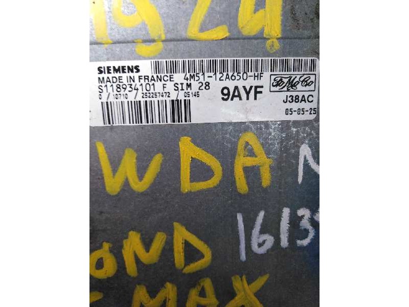 Recambio de centralita motor uce para  referencia OEM IAM S118934101F  