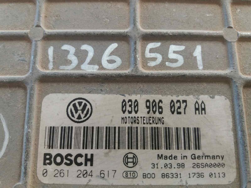 Recambio de centralita motor uce para  referencia OEM IAM 0261204441 030906027Q 