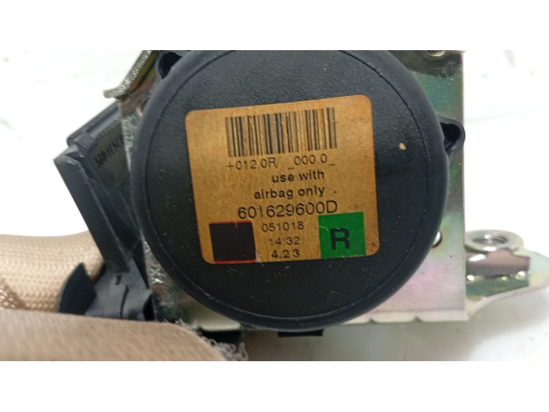 Recambio de cinturon seguridad trasero derecho para bmw 5 (e60) 525 d referencia OEM IAM 72119132812  