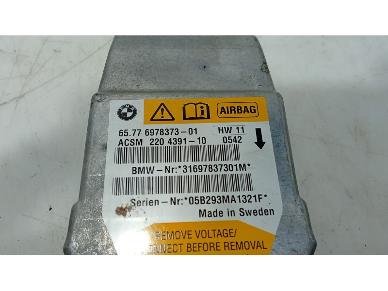 Recambio de centralita airbag para bmw 5 (e60) 525 d referencia OEM IAM   