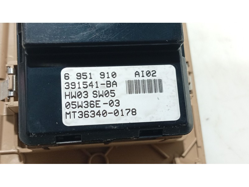 Recambio de mando elevalunas delantero izquierdo para bmw 5 (e60) 525 d referencia OEM IAM 61316951909  